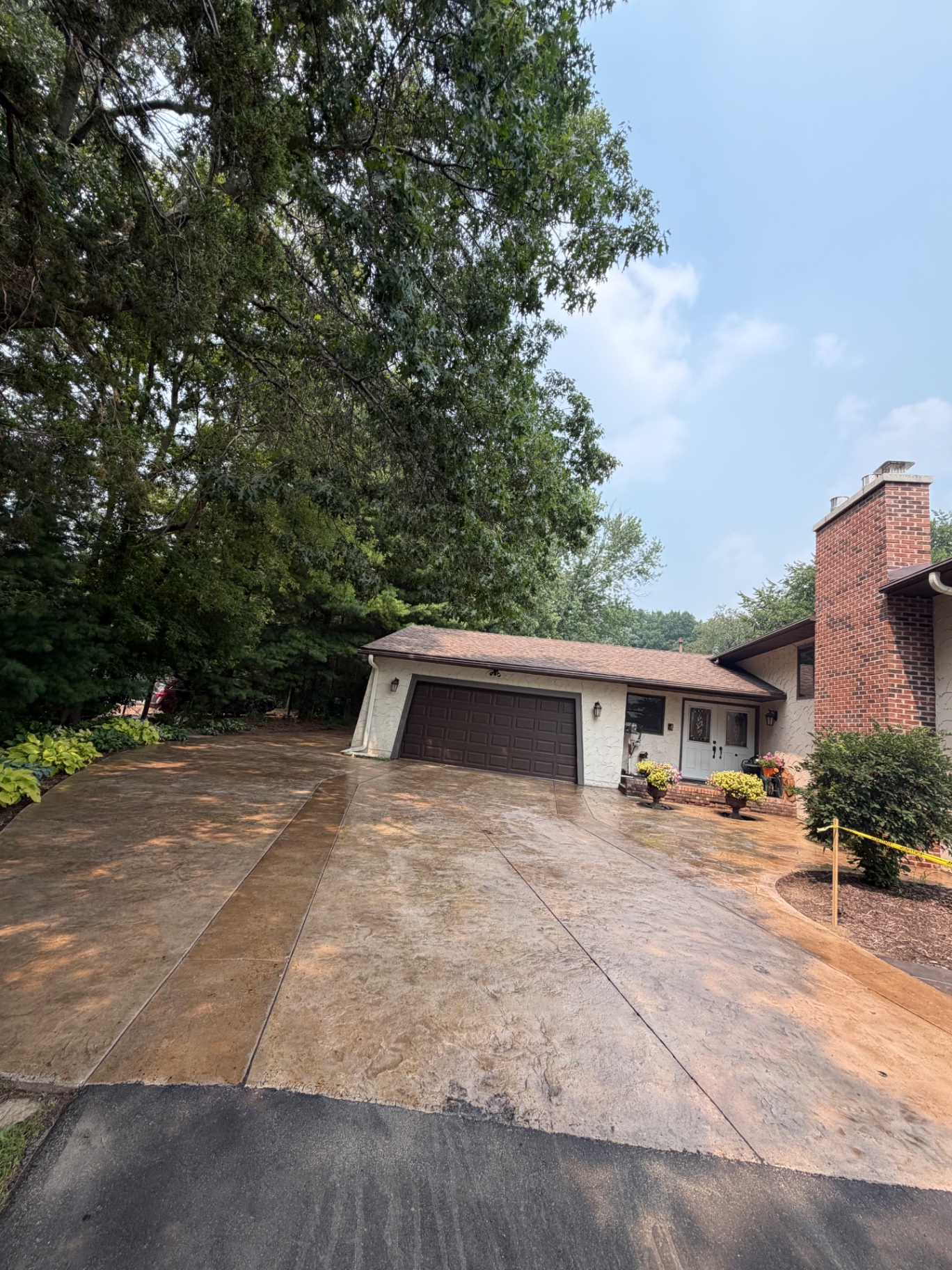 Sealed Stamped Driveway